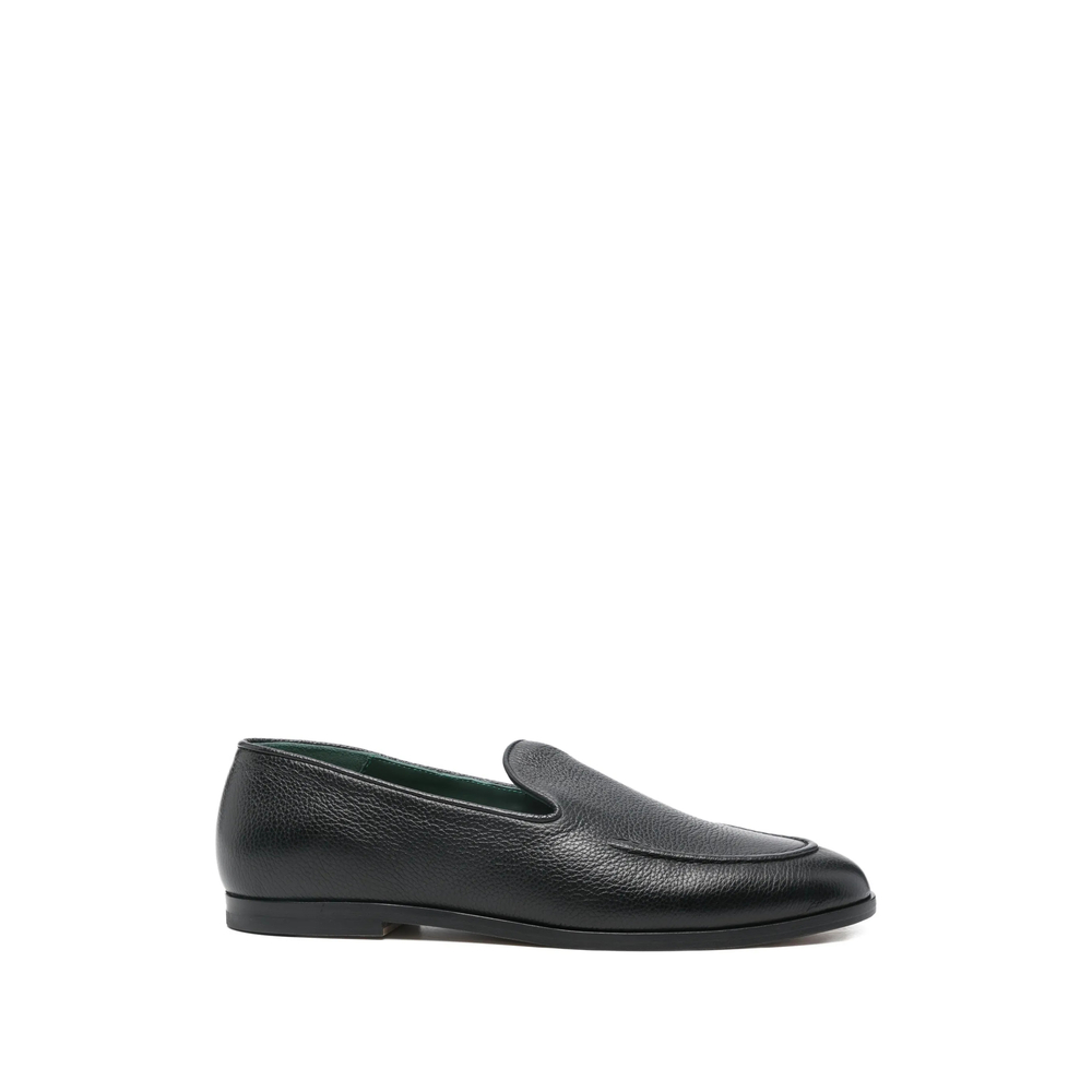 Vinny's Marcel Grained-leather Loafers