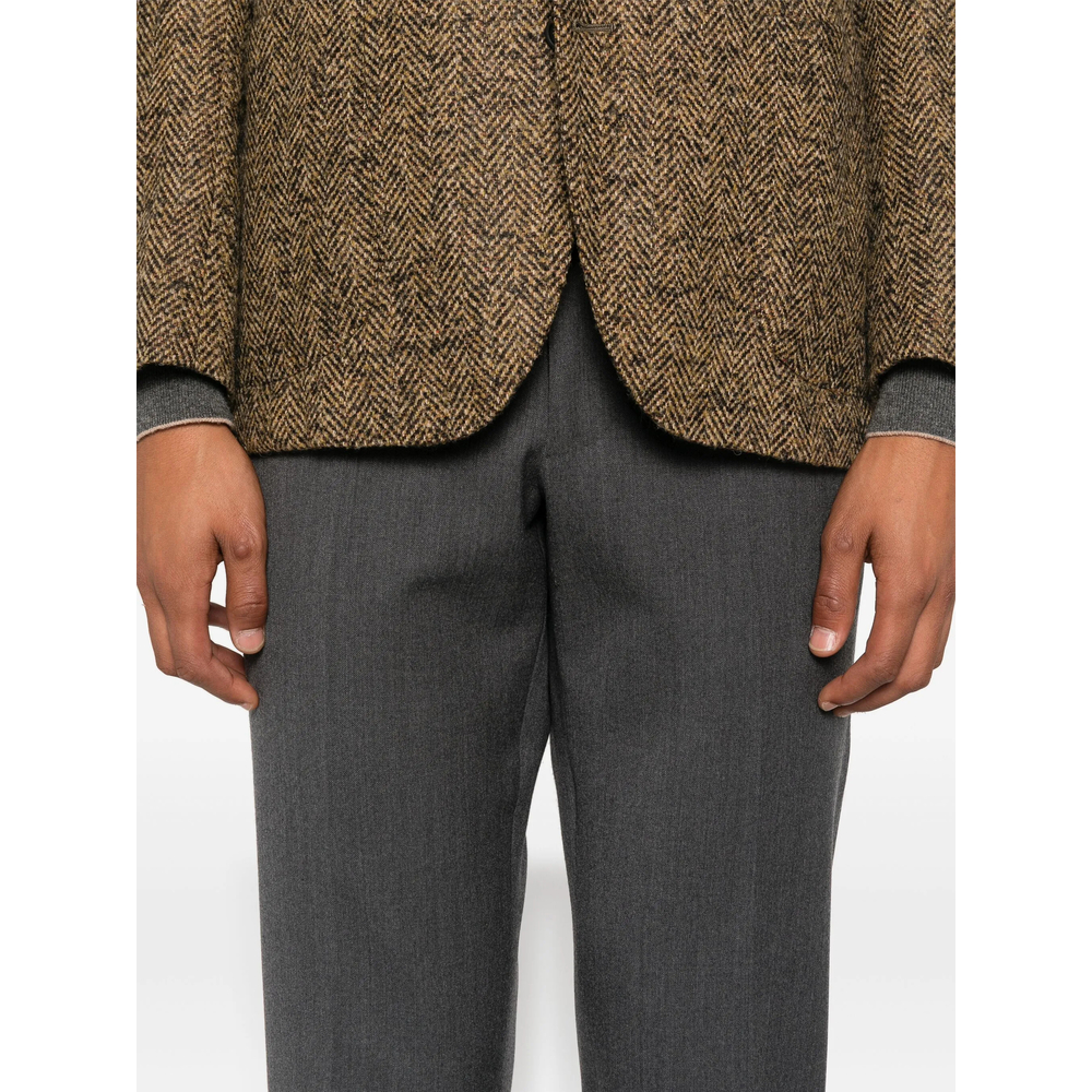 Pressed-Crease Tailored Trousers