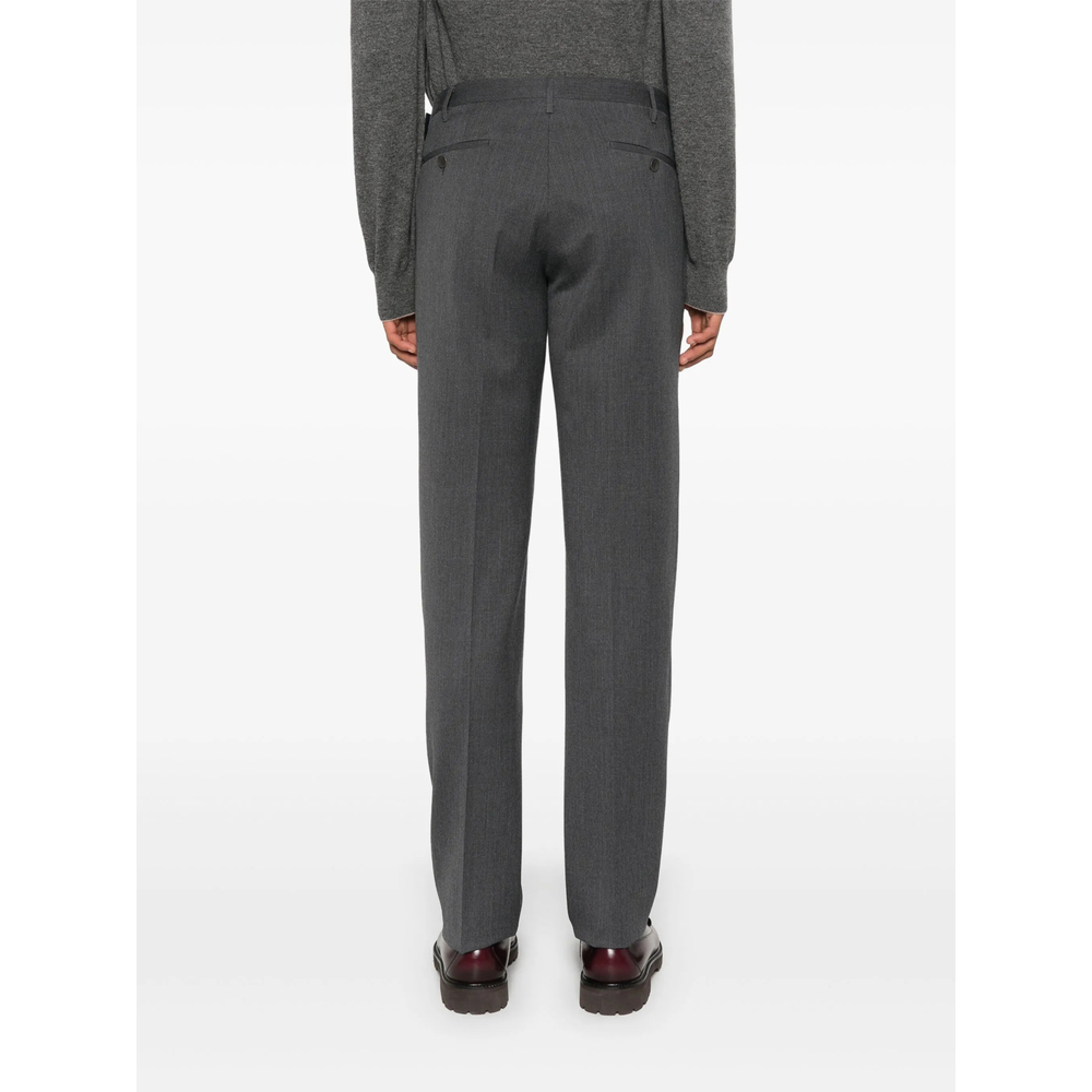 Pressed-Crease Tailored Trousers