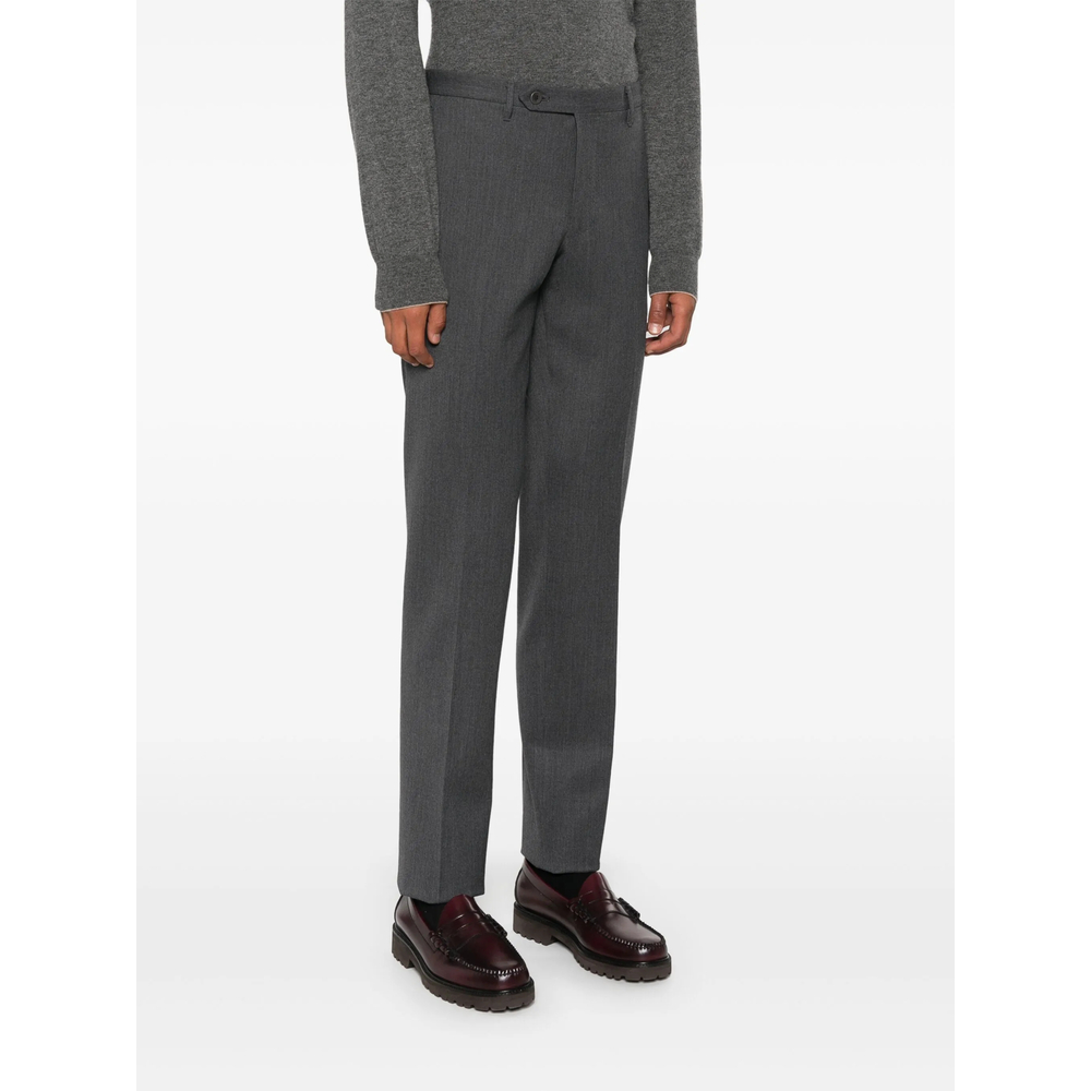 Pressed-Crease Tailored Trousers