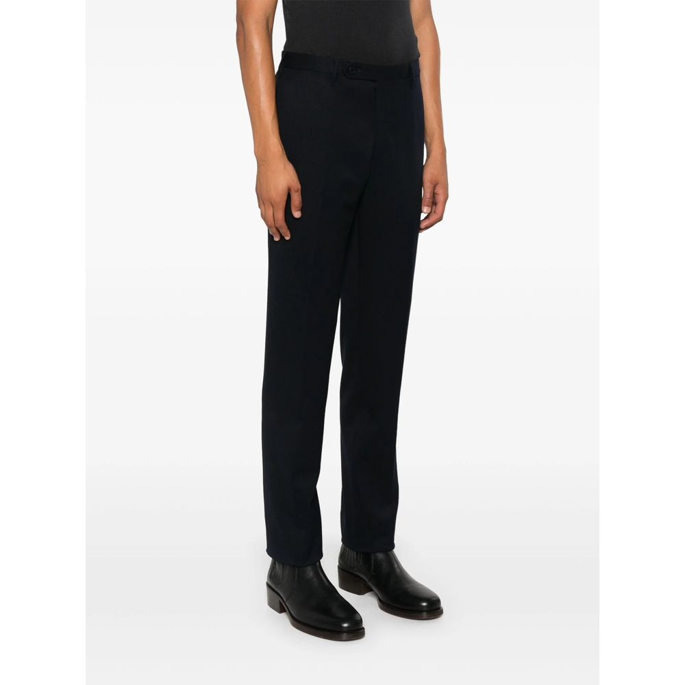 Pressed-Crease Tailored Trousers