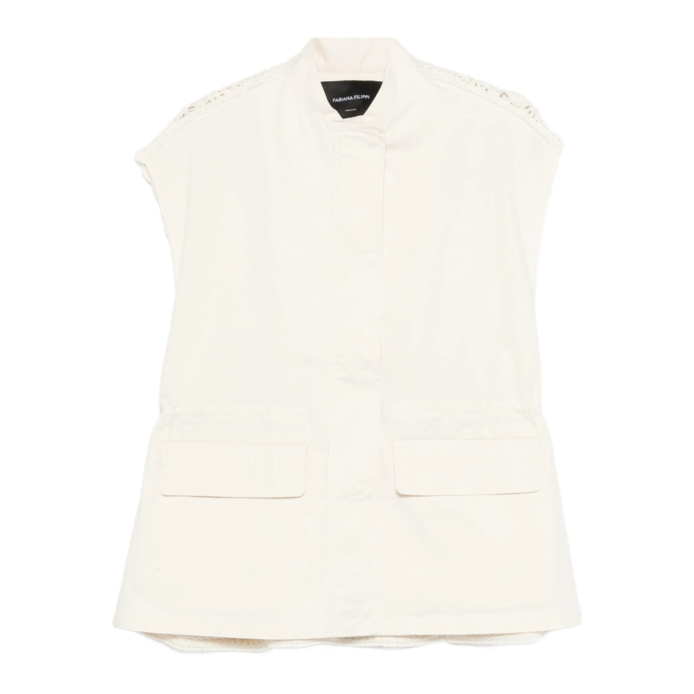 Fabiana Filippi Crochet-panel Waistcoat