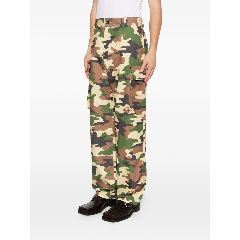 Camouflage-Print Cargo Pants