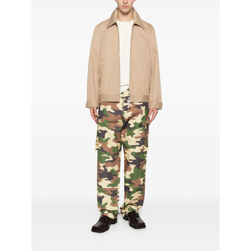 Camouflage-Print Cargo Pants