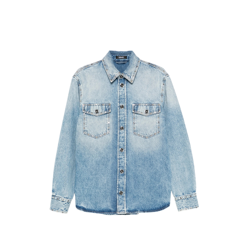 Versace Studded-pocket Shirt