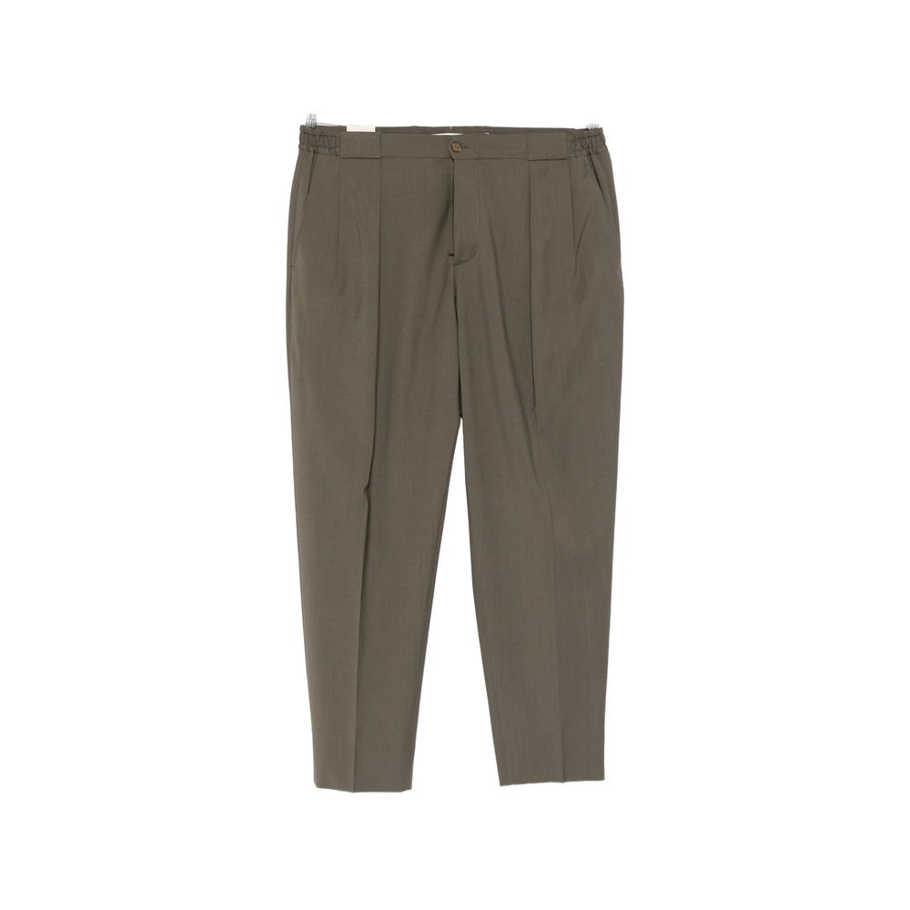 Briglia Portobellos Pleated Trousers In Green