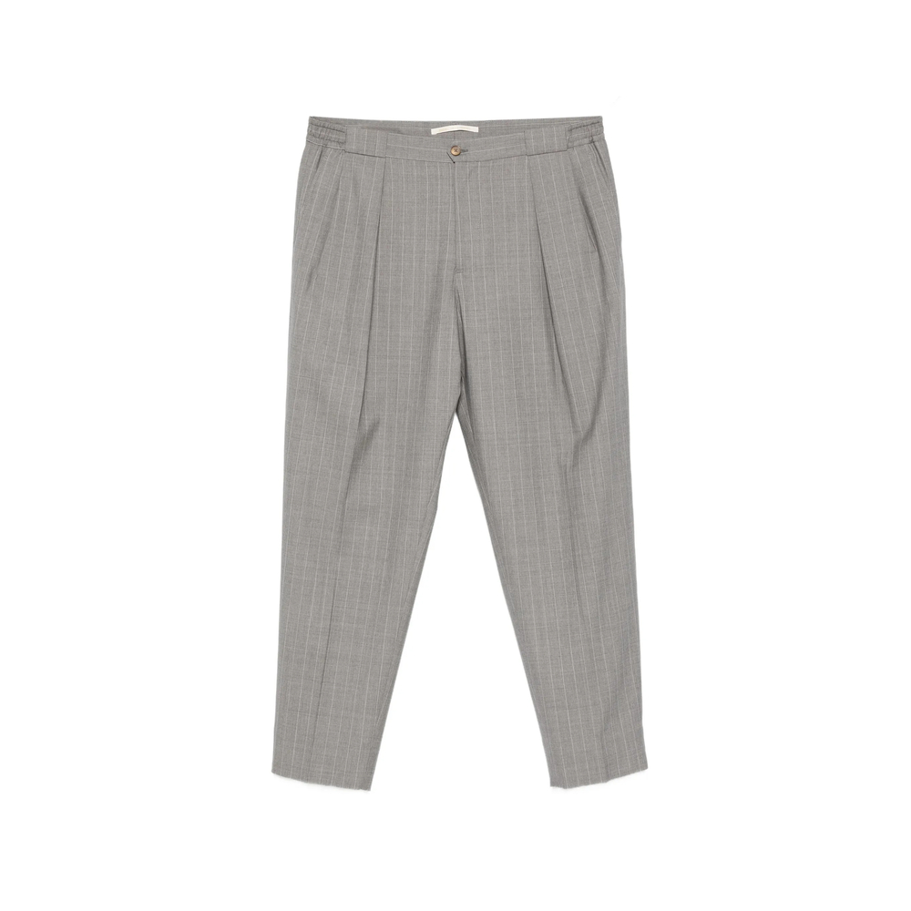 Briglia 1949 Portobellos Pinstripe Pleated Trousers