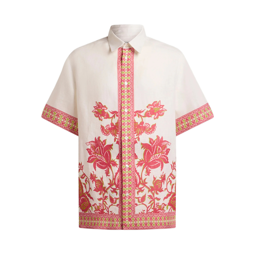 Etro Floral-print Linen Shirt