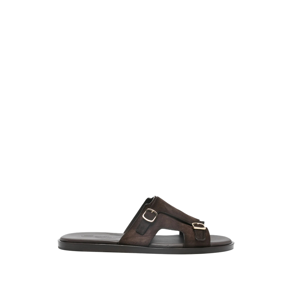 Santoni Buckle-detail Slides