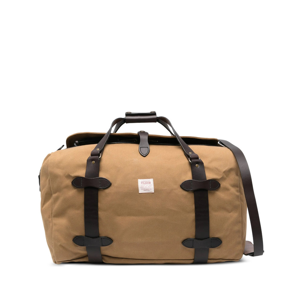 Filson Leather-trim Cotton Duffle Bag