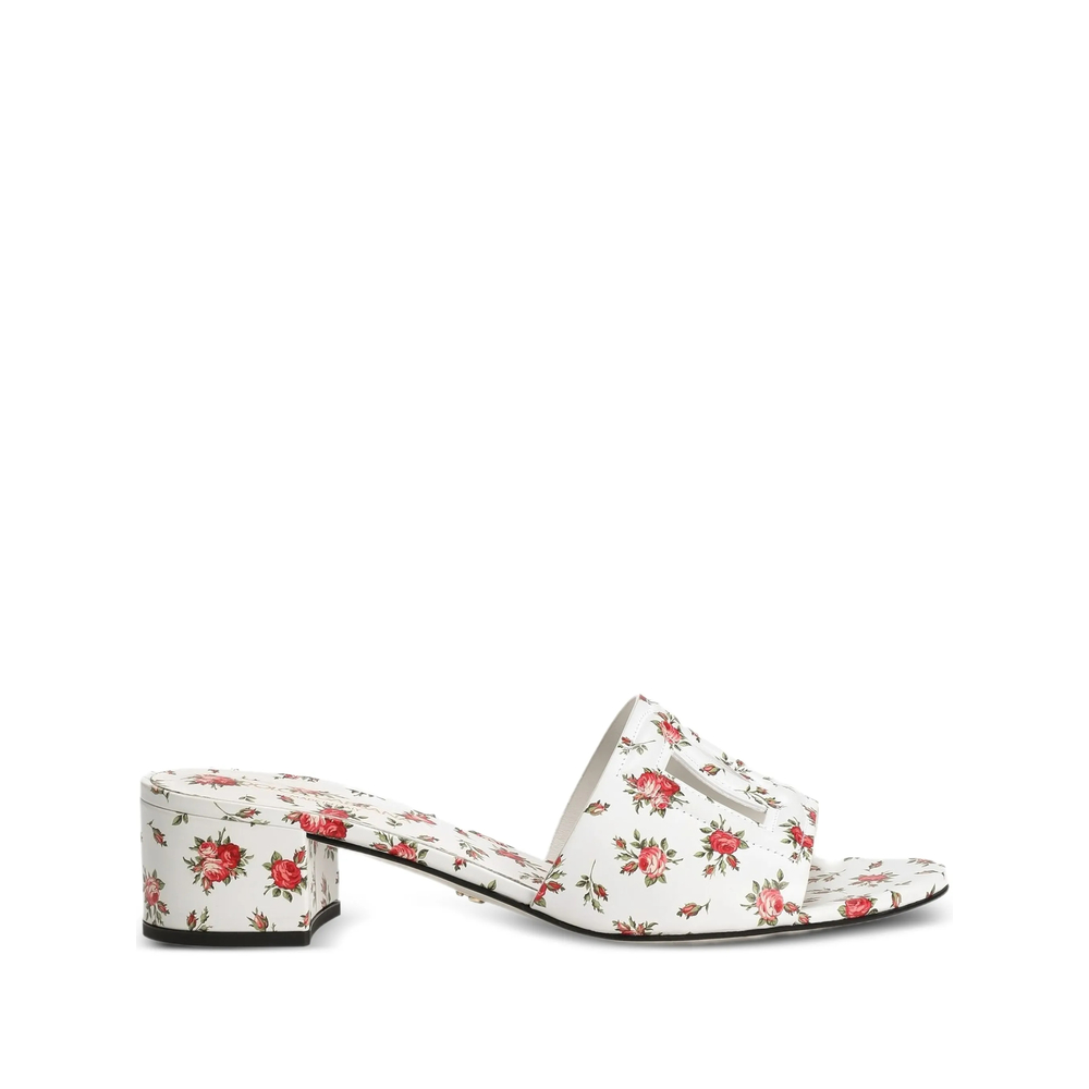 Dolce & Gabbana Floral-detail Cutout Sandals