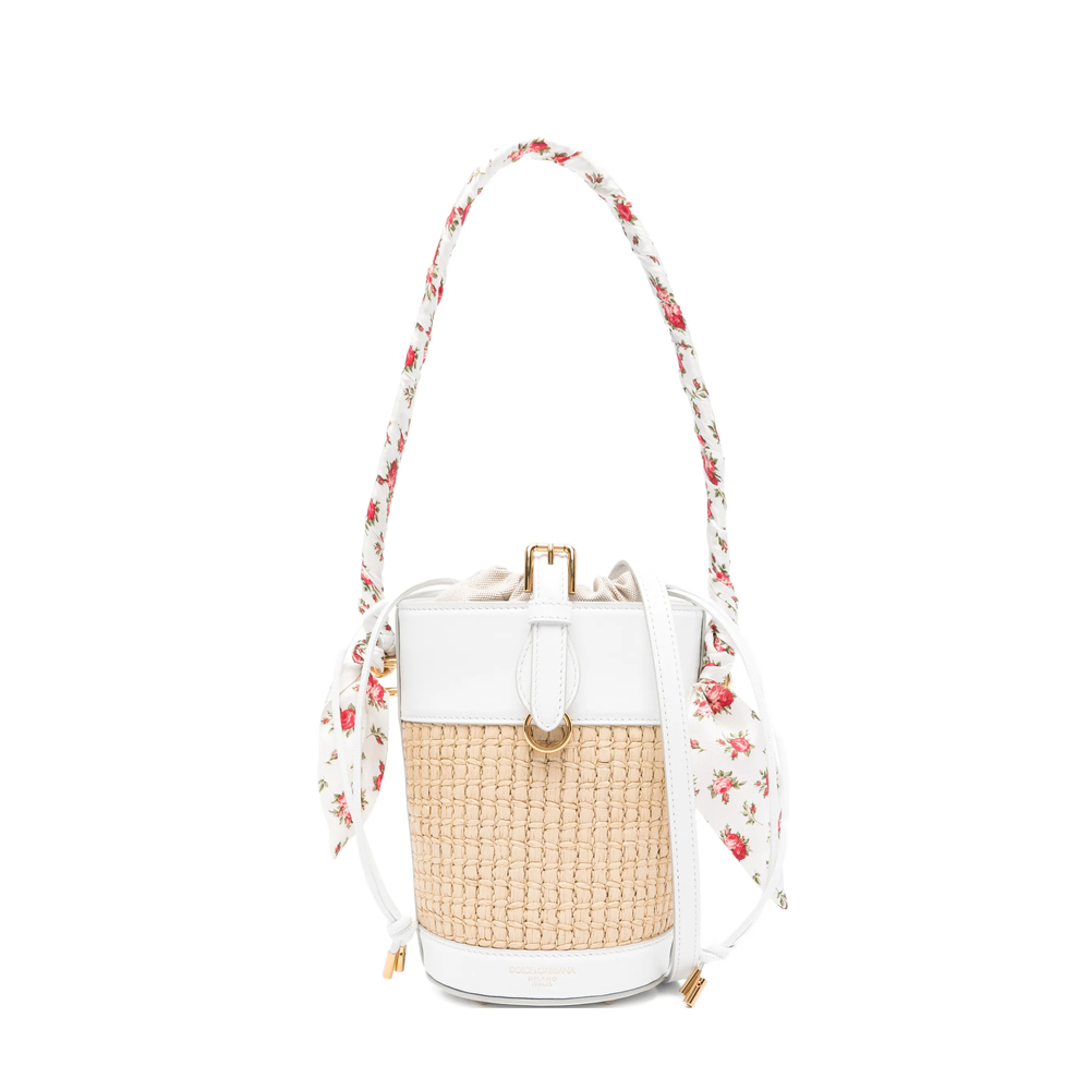 Dolce & Gabbana Floral-print Bucket Bag