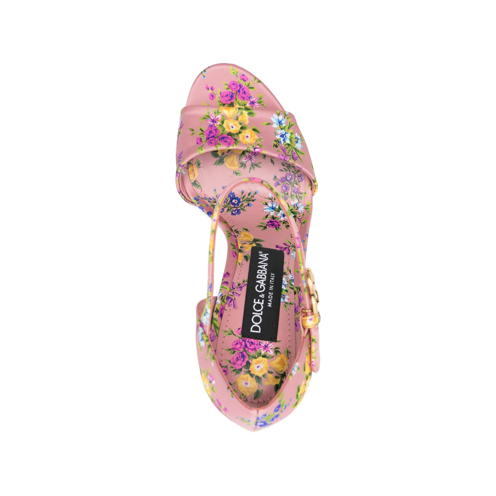 Keira Floral Buckle Sandals