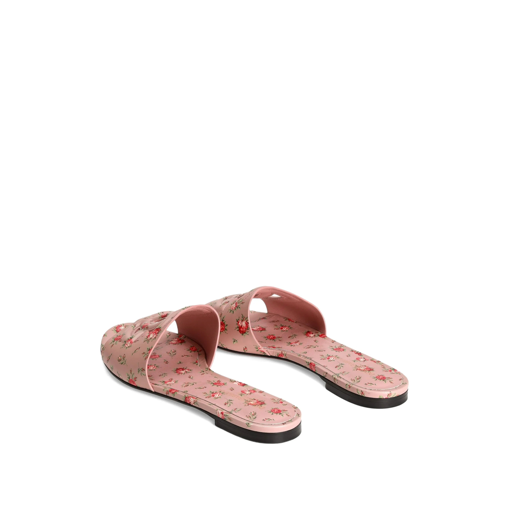 Floral-Detail Sandals