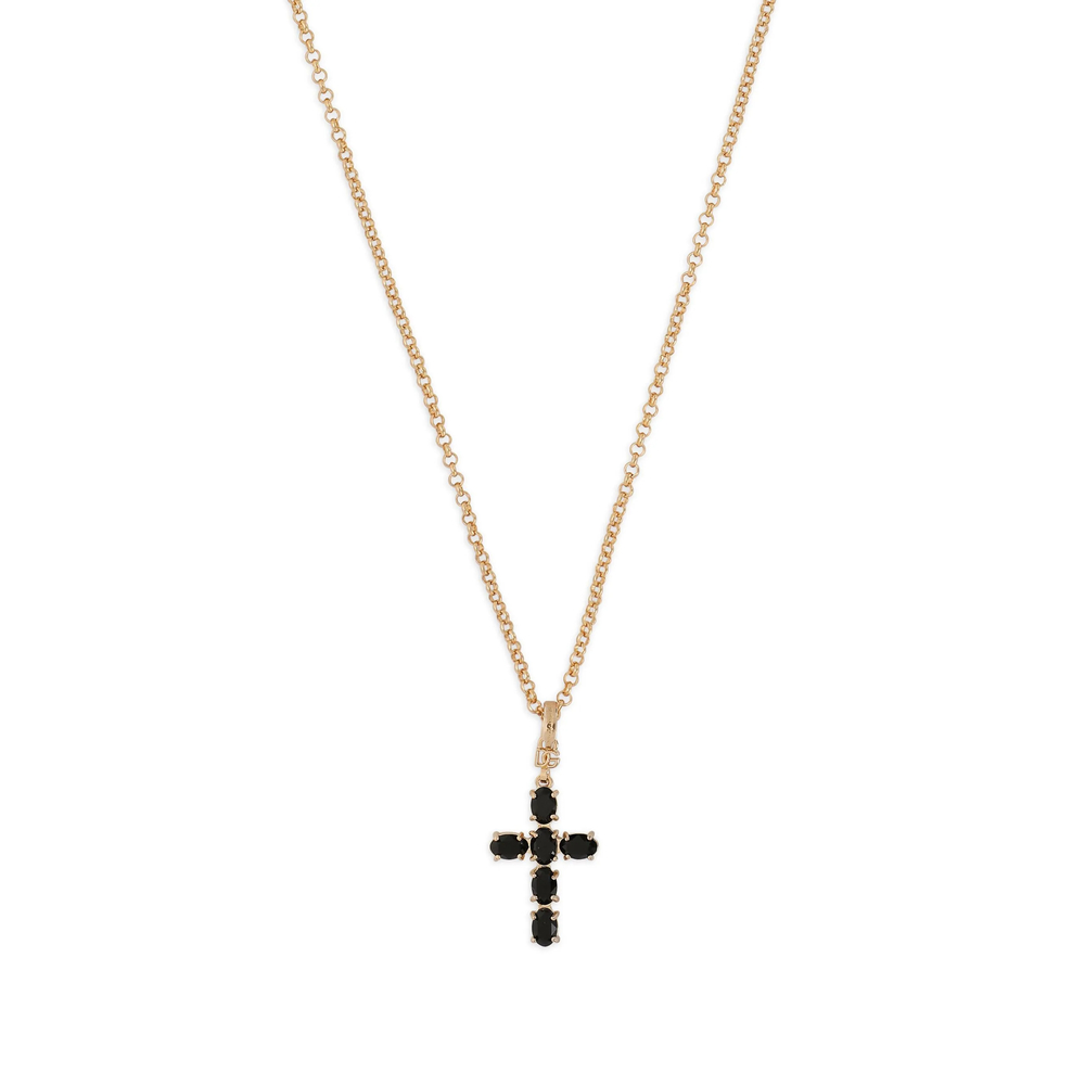 Dolce & Gabbana Cross Charm Chain Necklace