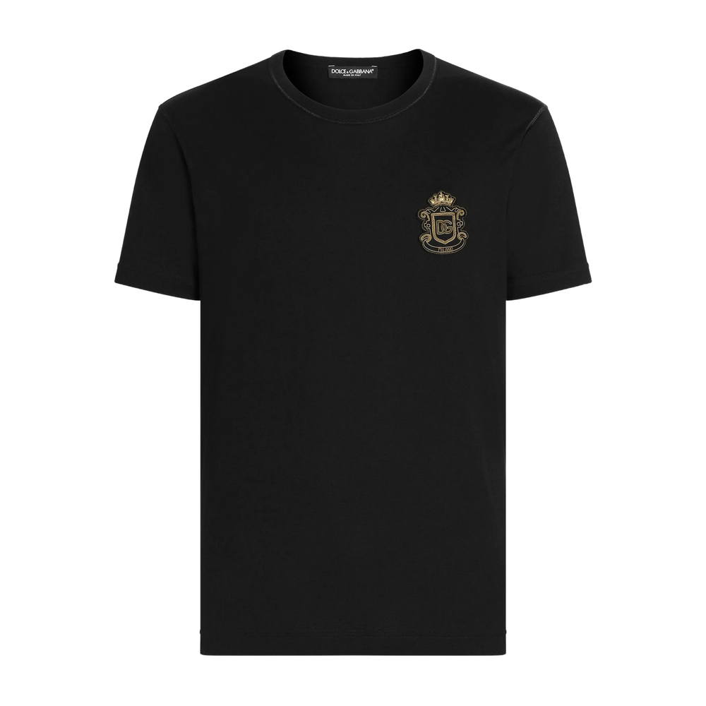 Dolce & Gabbana Crest-appliqué T-shirt