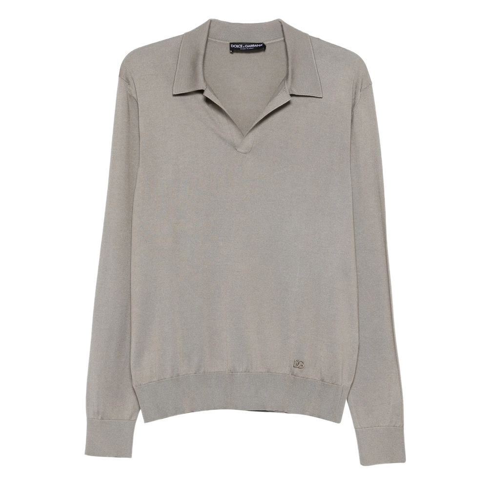 Dolce & Gabbana Collared Long-sleeve T-shirt