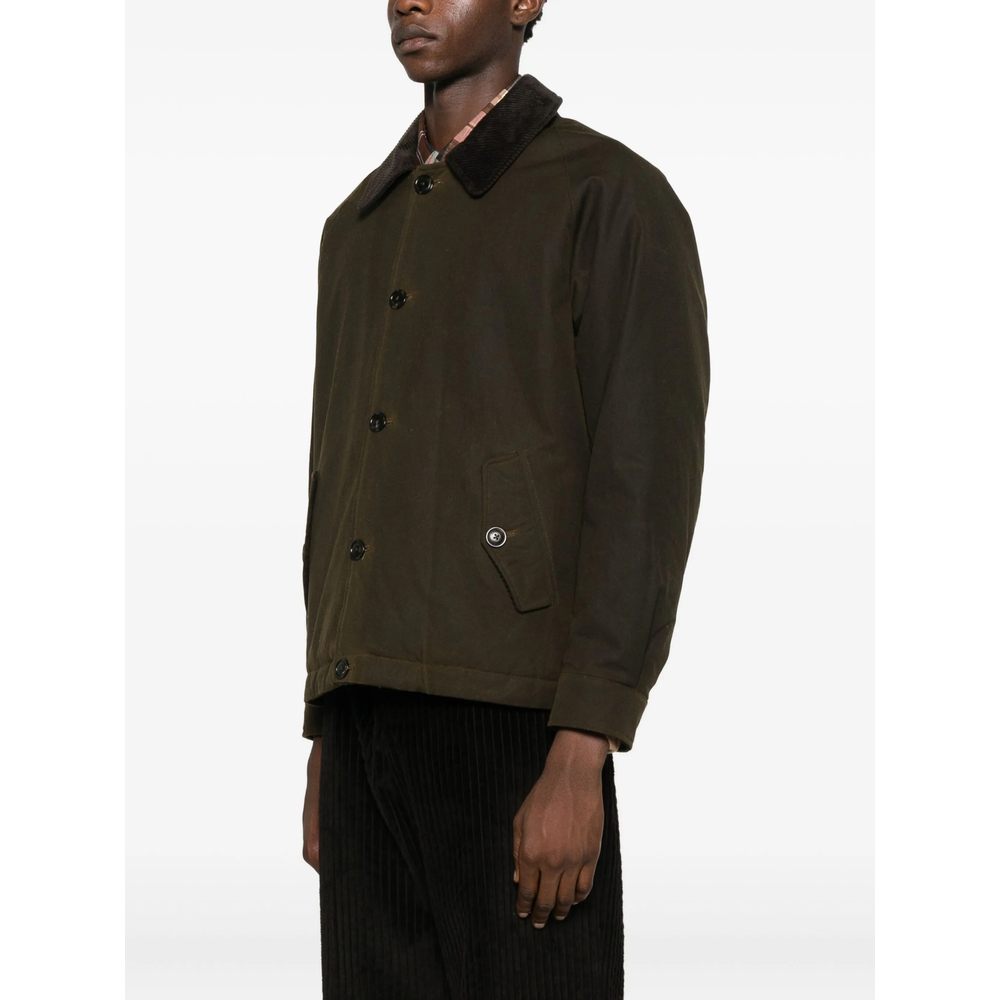 Corduroy-Collar Jacket