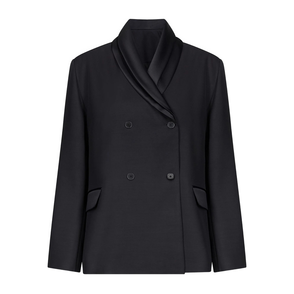 Lou Lou De Saison Jiha Double-breasted Shawl Collar Jacket