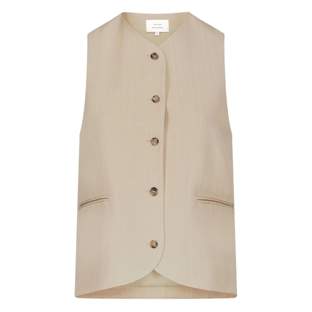 Loulou De Saison Paco Buttoned Waistcoat