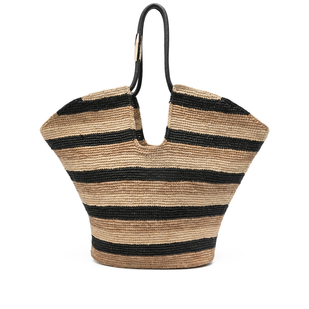 Zimmermann Large Goldentime Tote Bag In Black