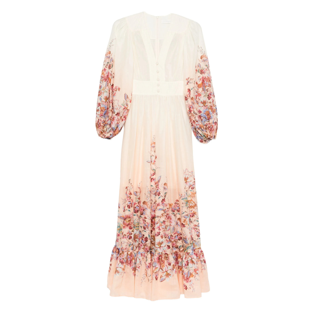 Zimmermann Awaken Plunge Maxi Dress