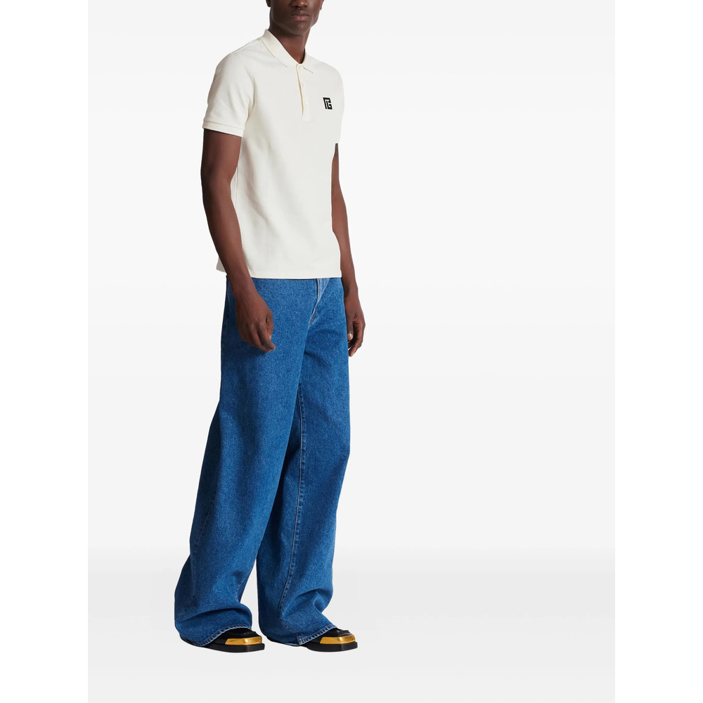 Polo Logo-Embroidered Cotton Polo Shirt
