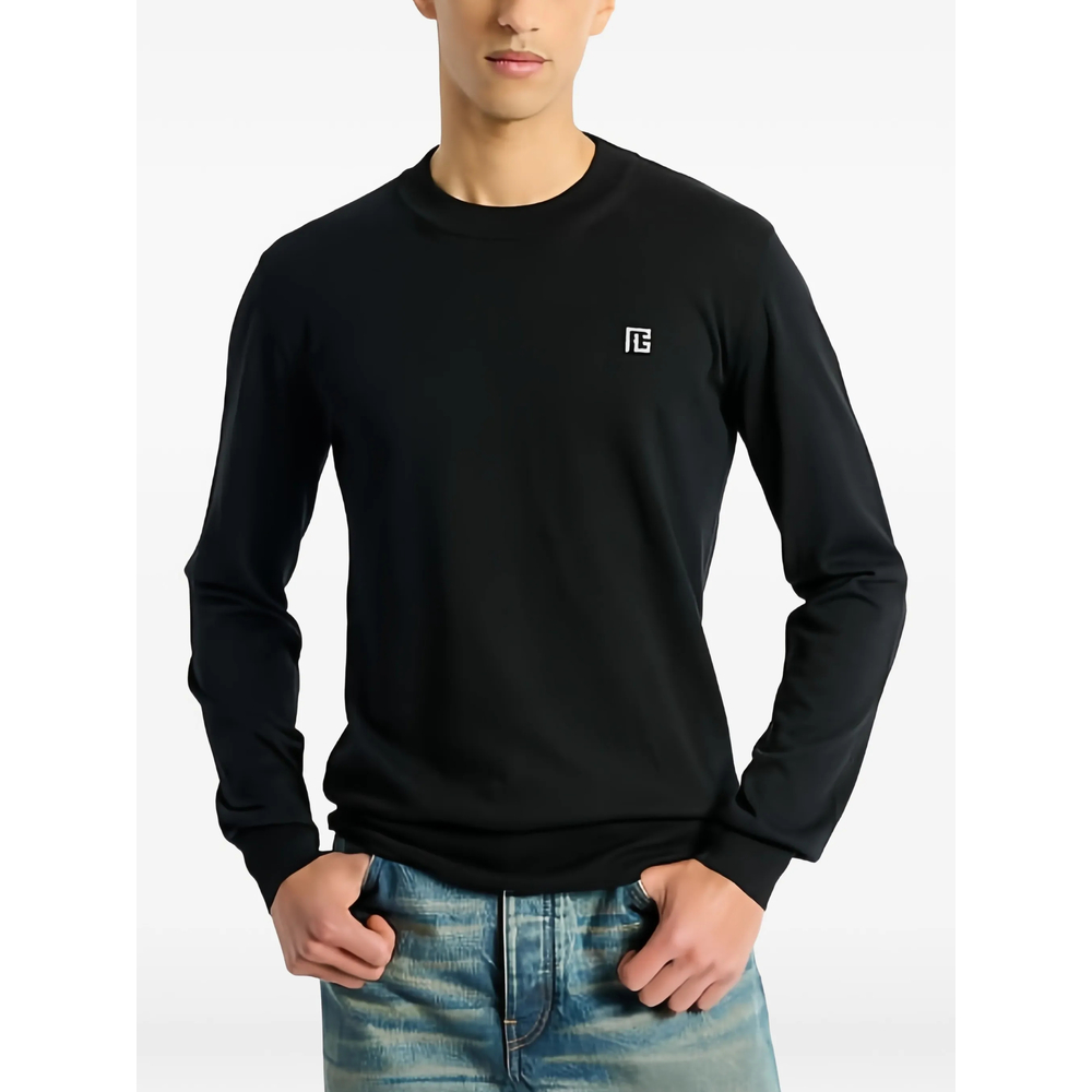 Logo-Detail Long-Sleeve T-Shirt