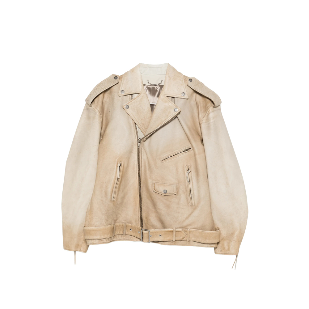 Golden Goose Zip-fastening Leather Jacket