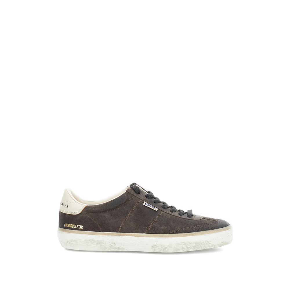 GOLDEN GOOSE Soul Star Suede Heel Tab Sneakers