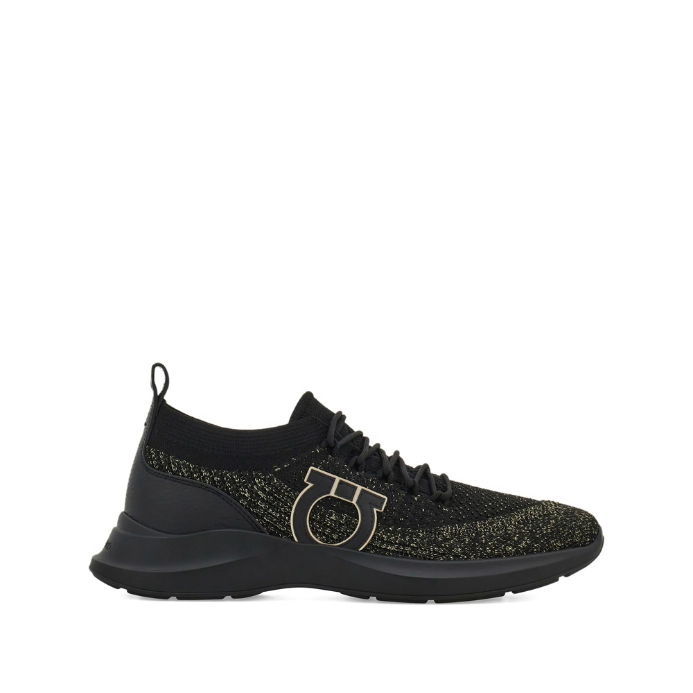 Ferragamo Gancini-detail Knit Sneakers