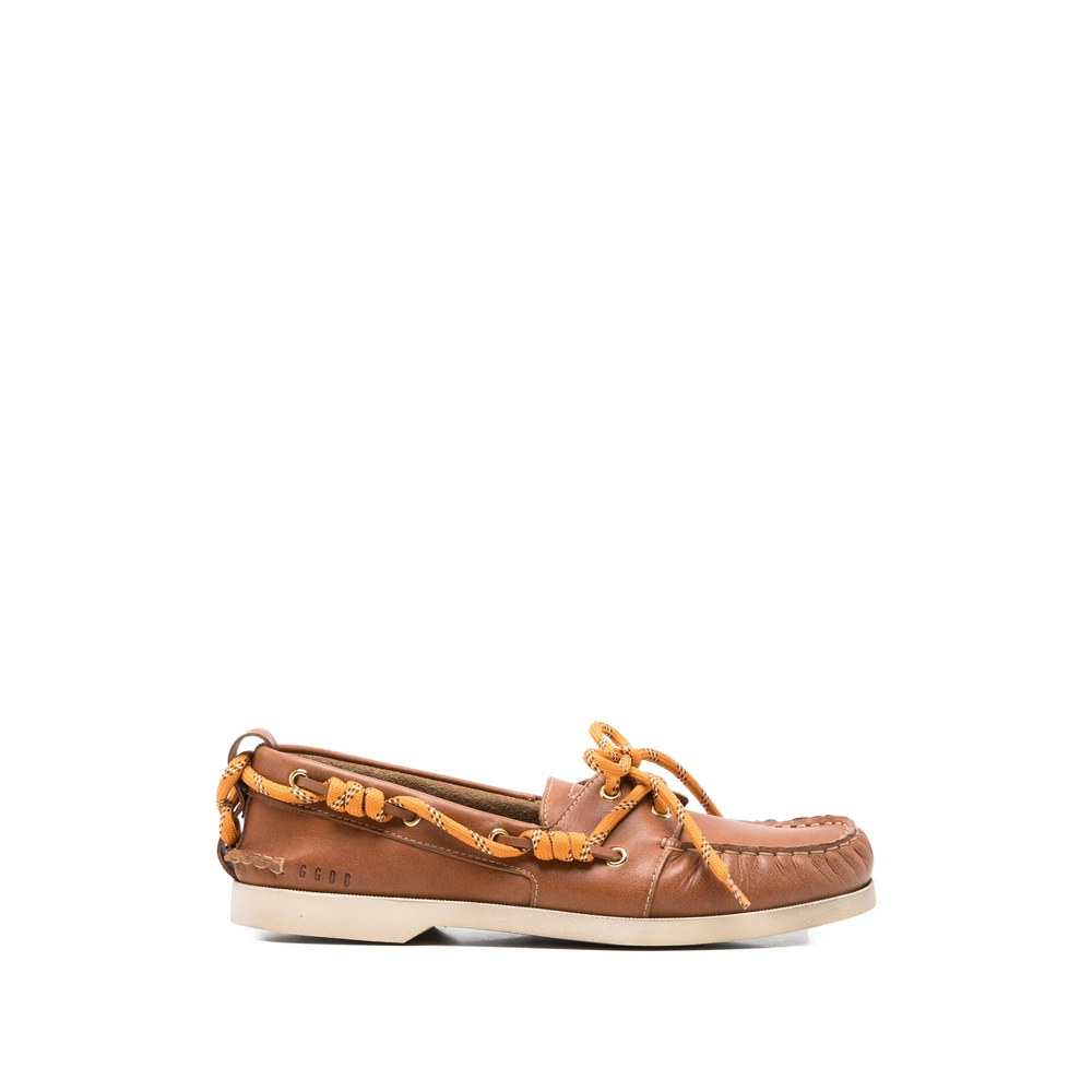 Golden Goose Cruise Loafers In Tobacco-colored Leather