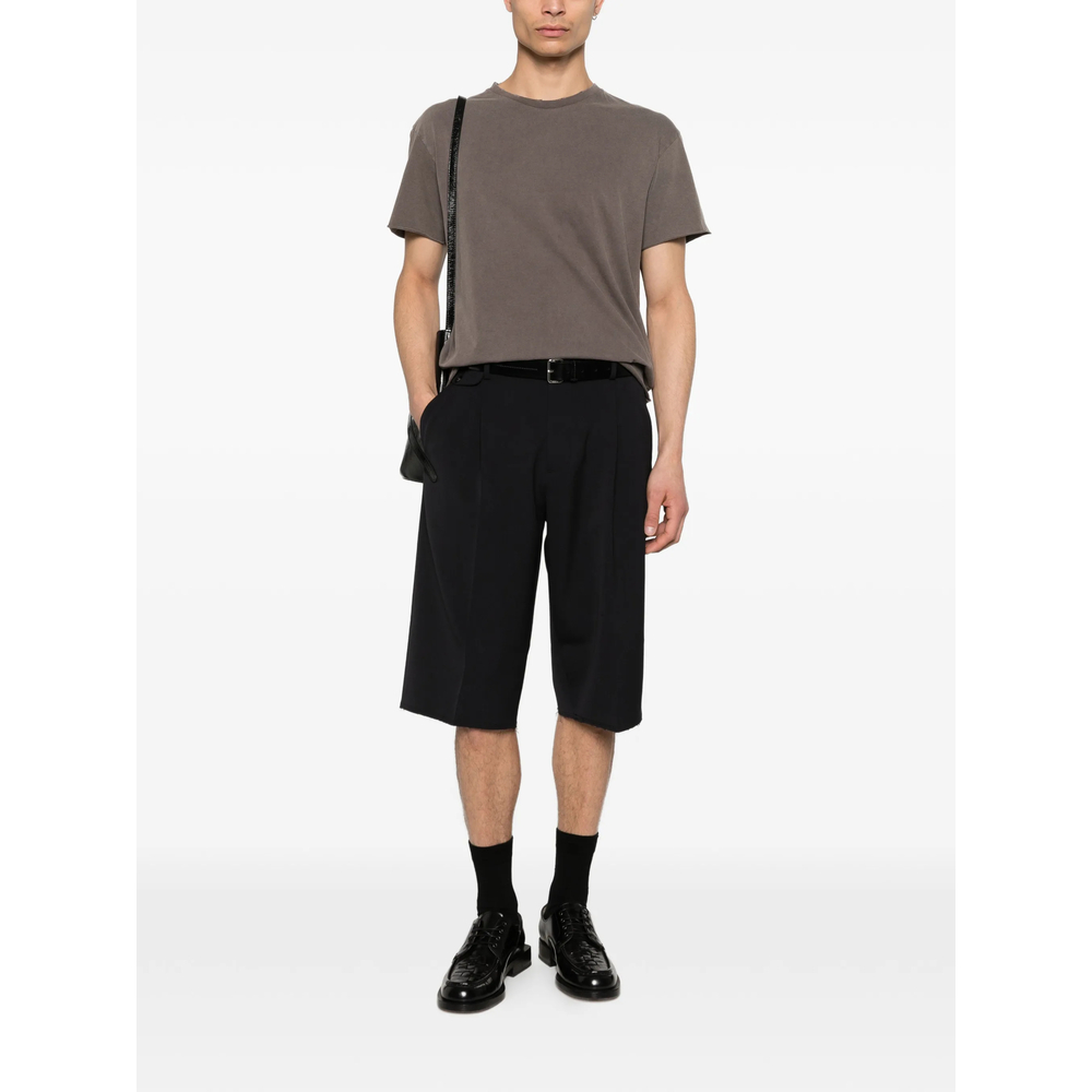 Faded Brown Raw T-Shirt