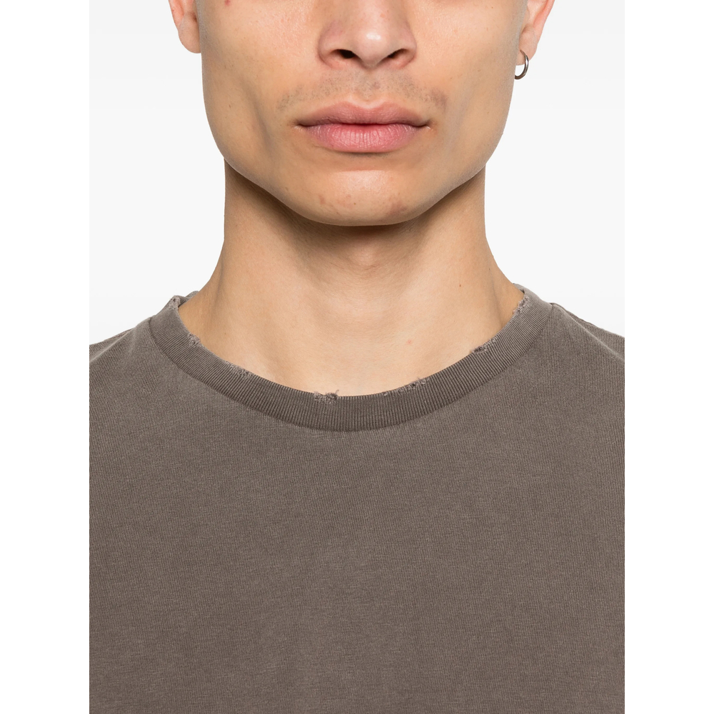 Faded Brown Raw T-Shirt