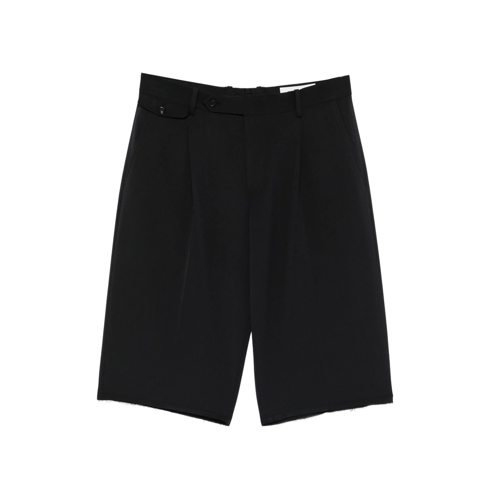 Tonywack Pleated Frayed Tailored Shorts