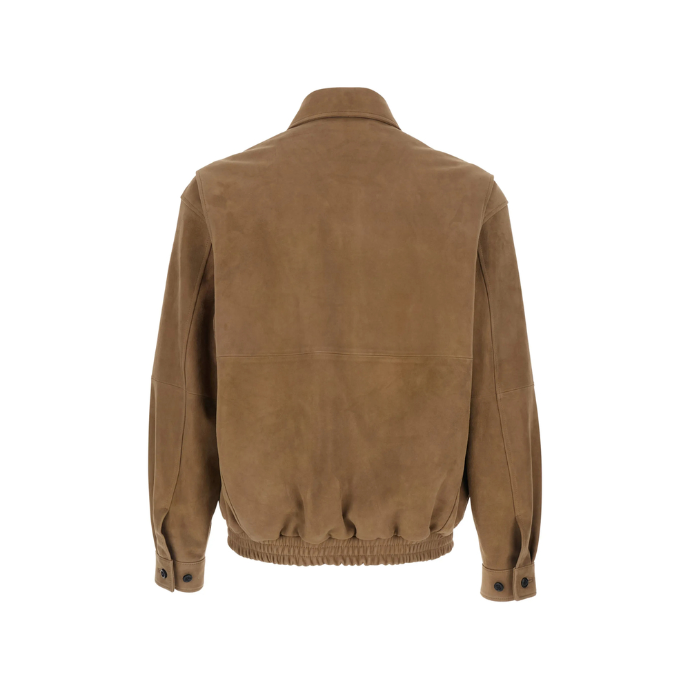 Goat Suede Zip Jacket