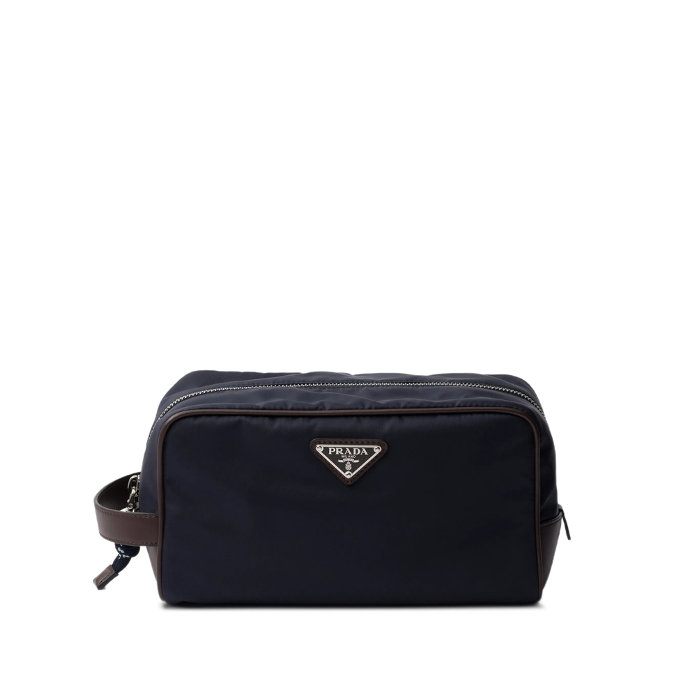 Prada Speedrock Re-Nylon Logo-plaque Wash Bag