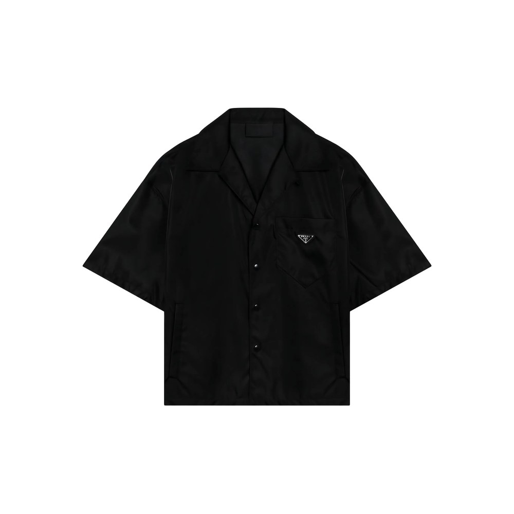 Prada Triangle-logo Bowling Shirt