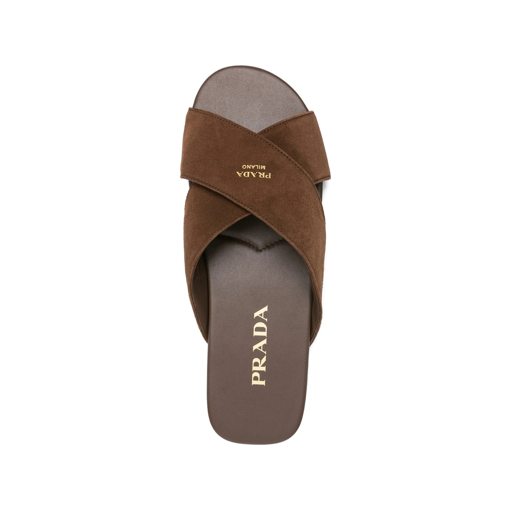 Suede Slides