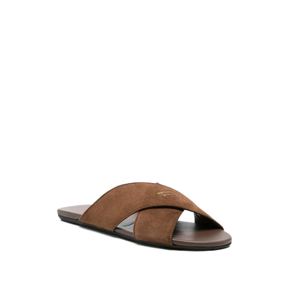 Suede Slides