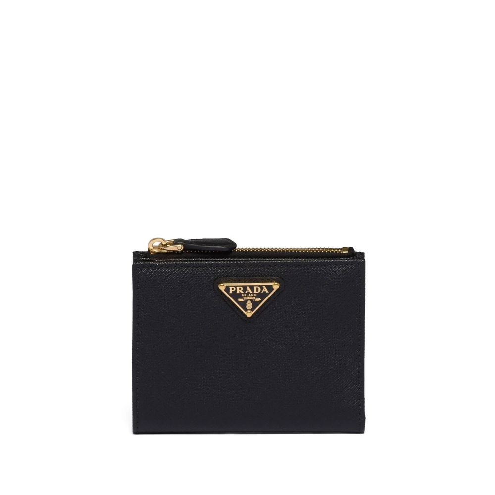 Prada Triangle-logo Saffiano Leather Wallet