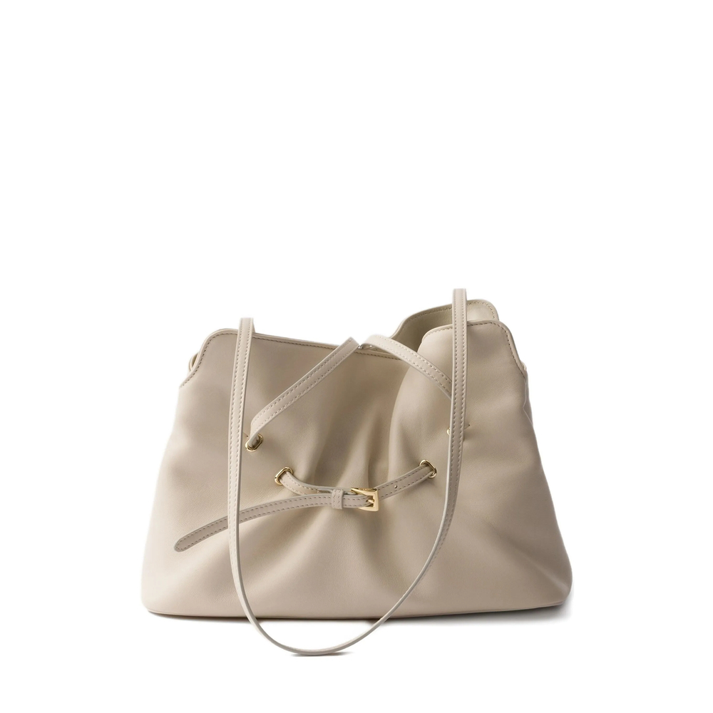 Prada Small Dada Leather Shoulder Bag