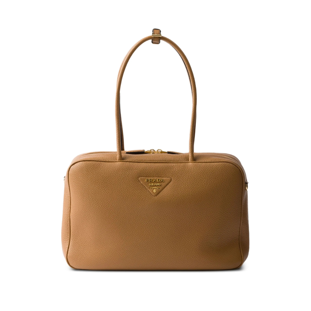 Prada Logo-plaque Shoulder Bag