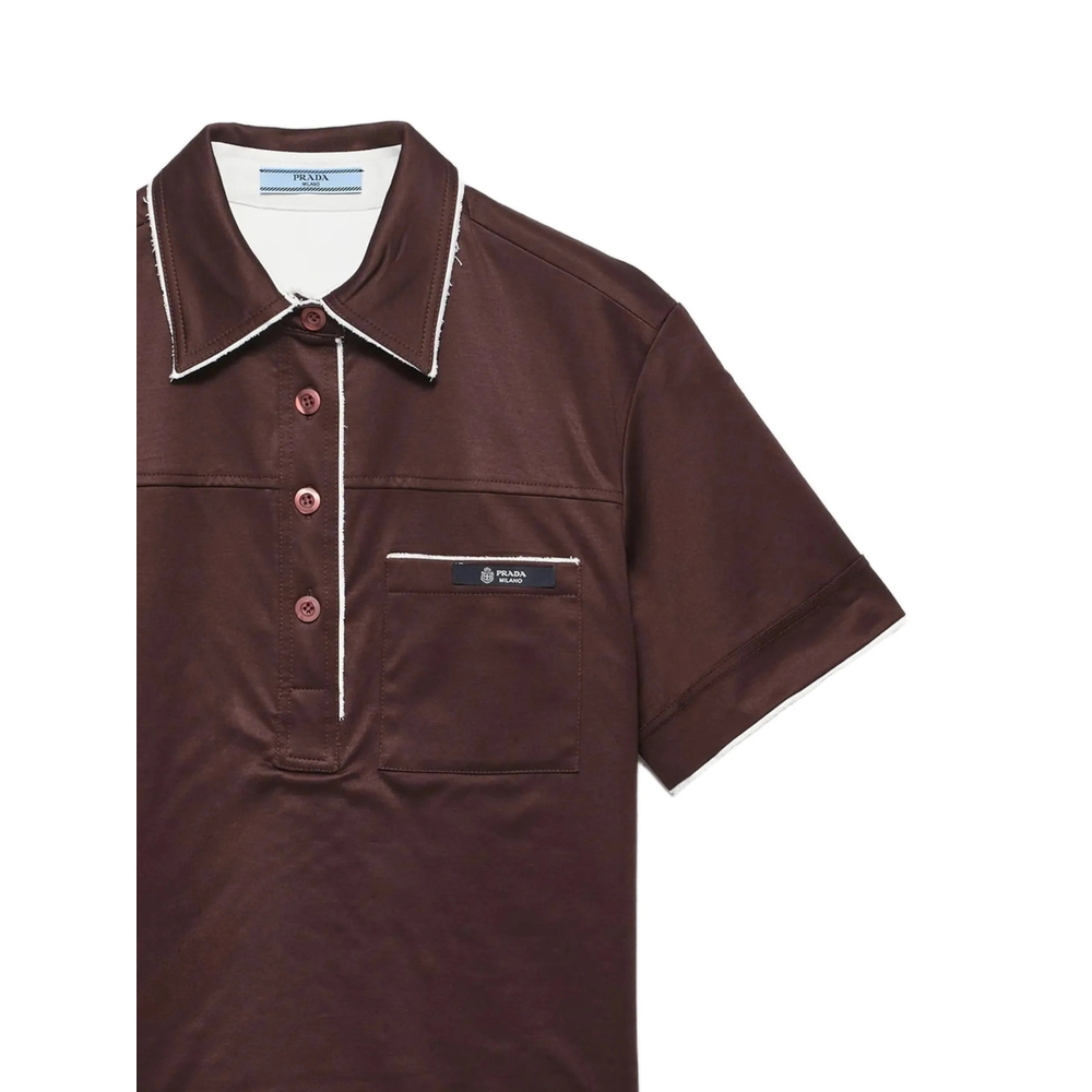 Lisle Patch-Pocket Raw-Cut Polo