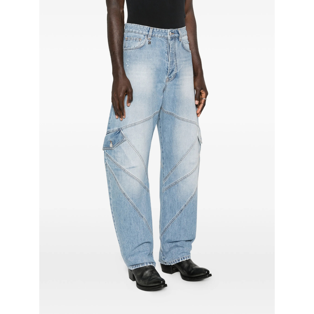 Paneled Jeans