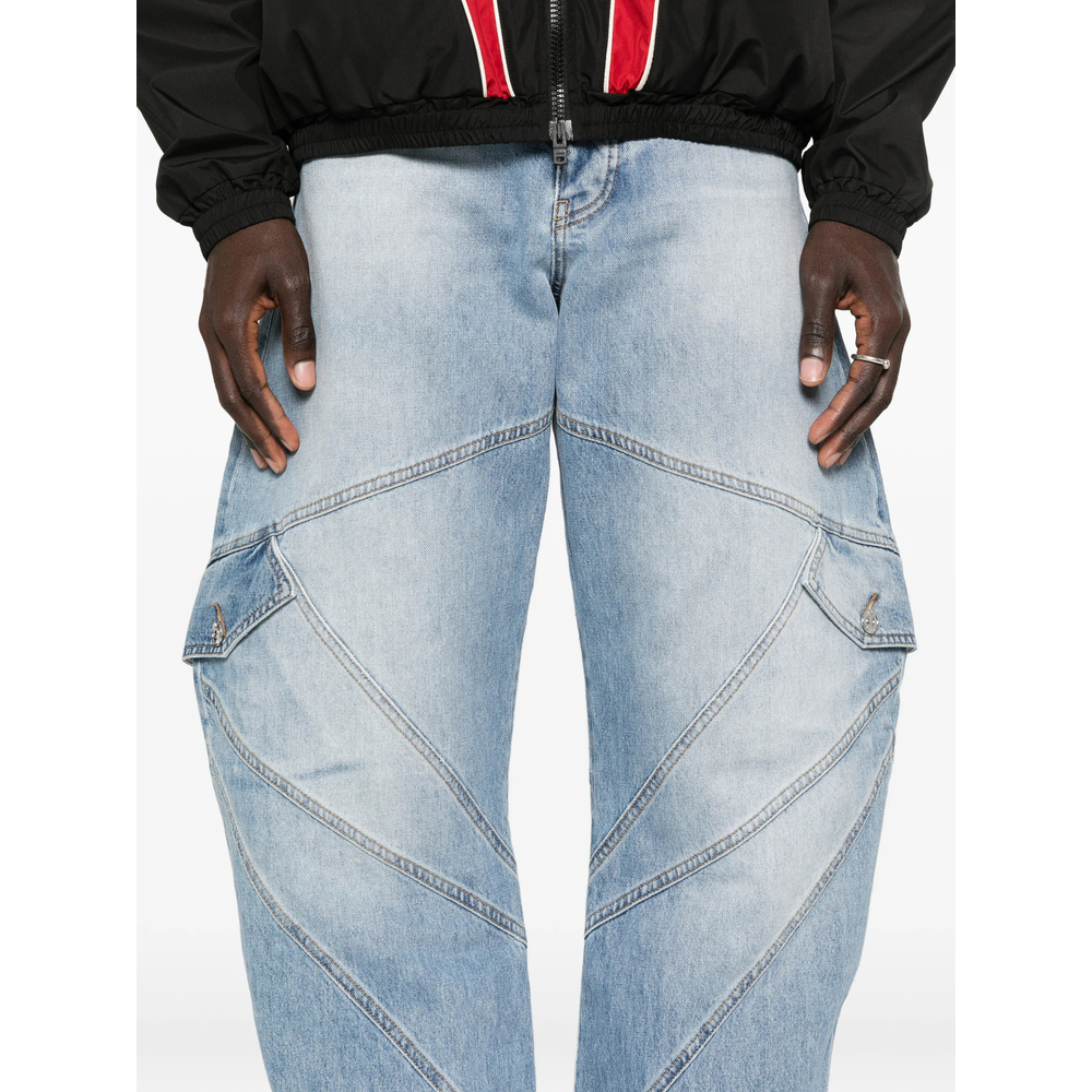Paneled Jeans