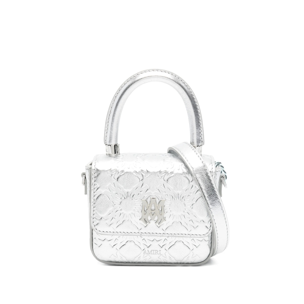 Amiri Embossed Top Handle Mini Bag