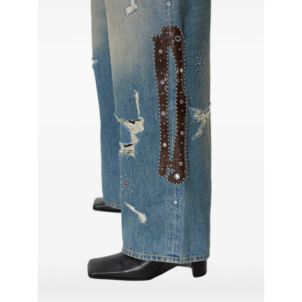 Bones Studded Jeans
