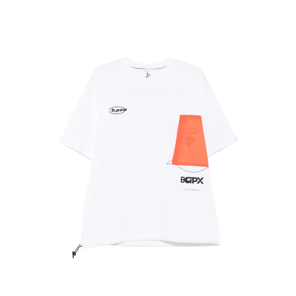 Logo-Print Drawstring T-Shirt