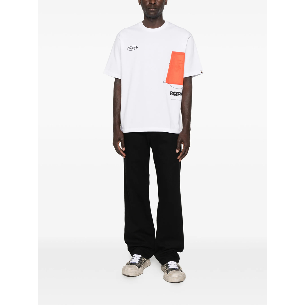 Logo-Print Drawstring T-Shirt